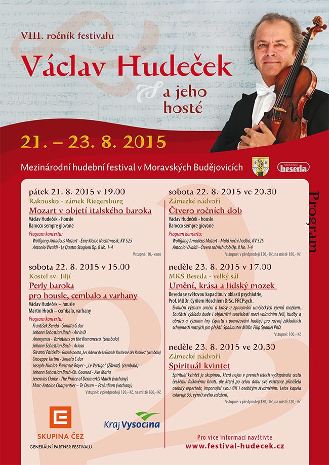 koncert Václava Hudečka 2015 mbudejovicko.cz