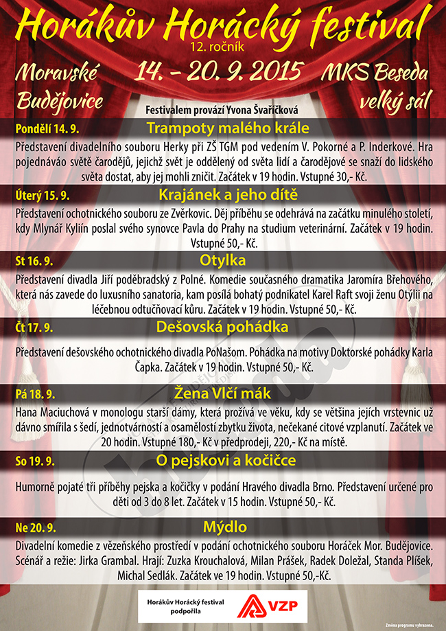 Horákův horácký fetstival mbudejovicko.cz